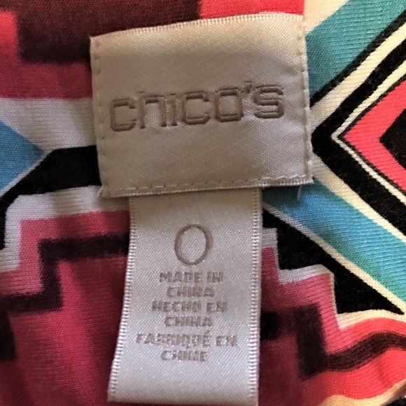 CHICO'S Multi-Print Embellished Maxi Dress - Small - Picture 9 of 16